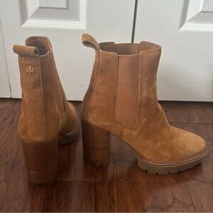 Tory Burch Suede Booties Size 7 1/2